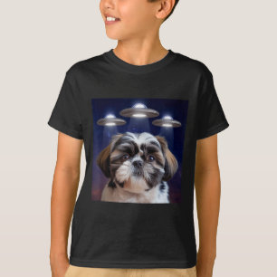 Shih tzu Hund shihtzu Hund Alien UFOs Shitzhu lust T-Shirt