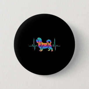 Shih Tzu Hund Shihtzu Hund Herzschlag Shitzhu lust Button