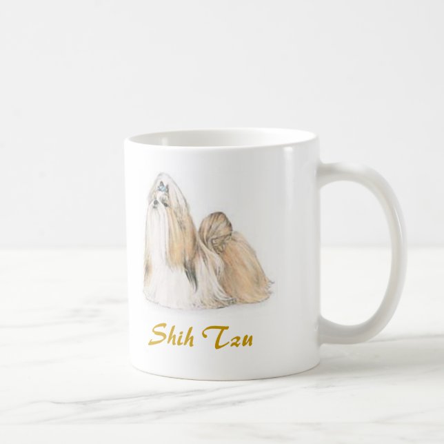 Shih Tzu, Hundeliebhaber reichlich! Kaffeetasse (Rechts)