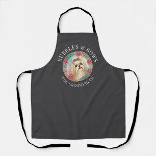 Shih Tzu Hundetrimmer-Schürze Deluxe Anthrazitgr Schürze
