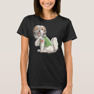 Shih Tzu I Liebe Mama Tattoo Dog Mütter Tag T-Shirt