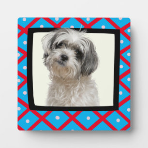 Shih Tzu - individuelle Foto-Rahmenplakette Fotoplatte