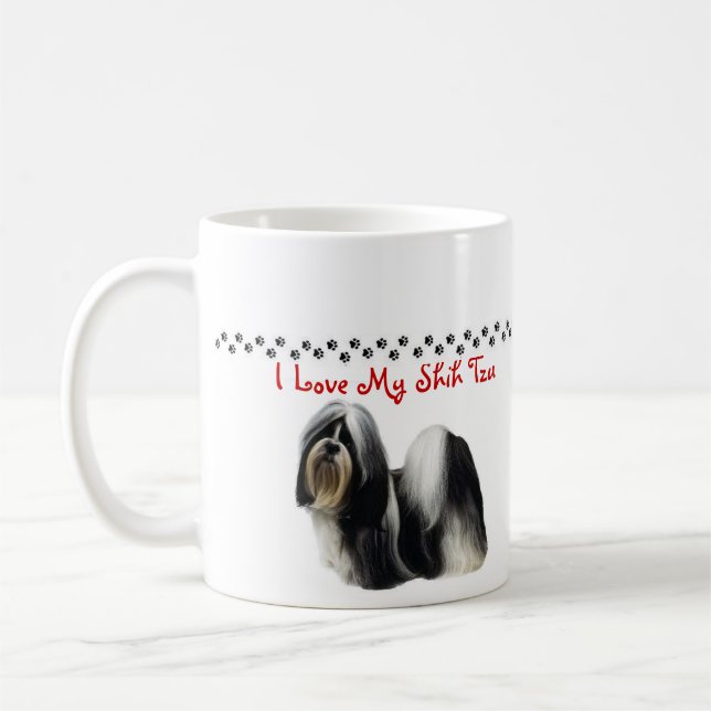 Shih Tzu Kaffeetasse (Links)