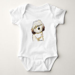 Shih Tzu Kariature Baby Strampler
