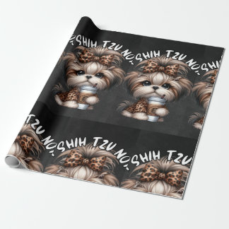 Shih Tzu kein Wrapping Paper Geschenkpapier