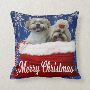 Shih tzu Kissen-Weihnachten Kissen