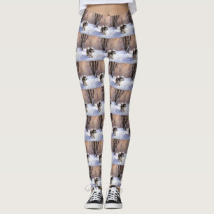 Shih Tzu Let It Snow Weihnachten Leggings
