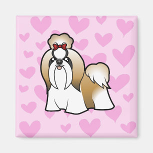 Shih Tzu Liebe (Vorschauschnitt) Magnet