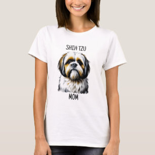 Shih Tzu Mama Hunde Liebhaber T-Shirt
