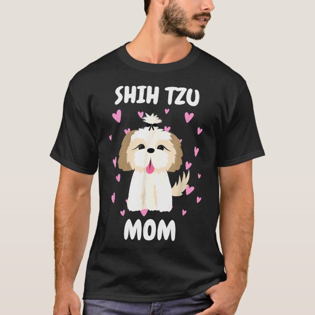Shih Tzu Mama Mummy Mama Mama Mommy Mother39 S Day T-Shirt (Vorderseite)