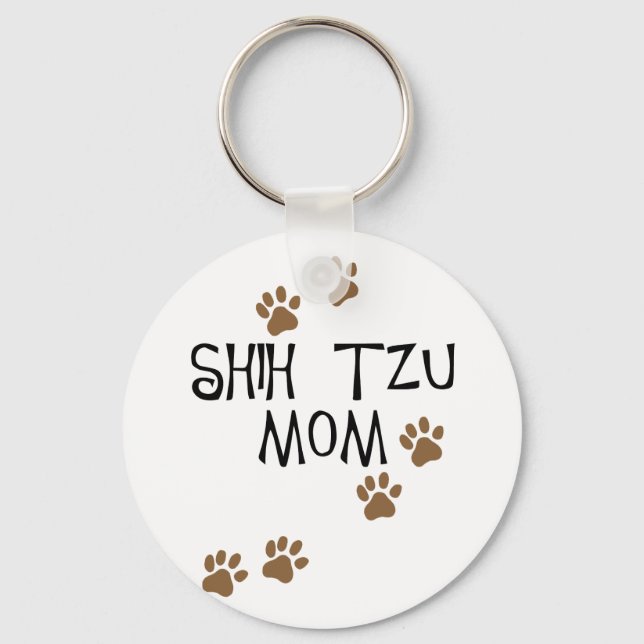 Shih Tzu Mama Schlüsselanhänger (Vorderseite)