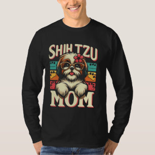 Shih Tzu Mama Shih Tzu Hund Haustier für Frauen T-Shirt
