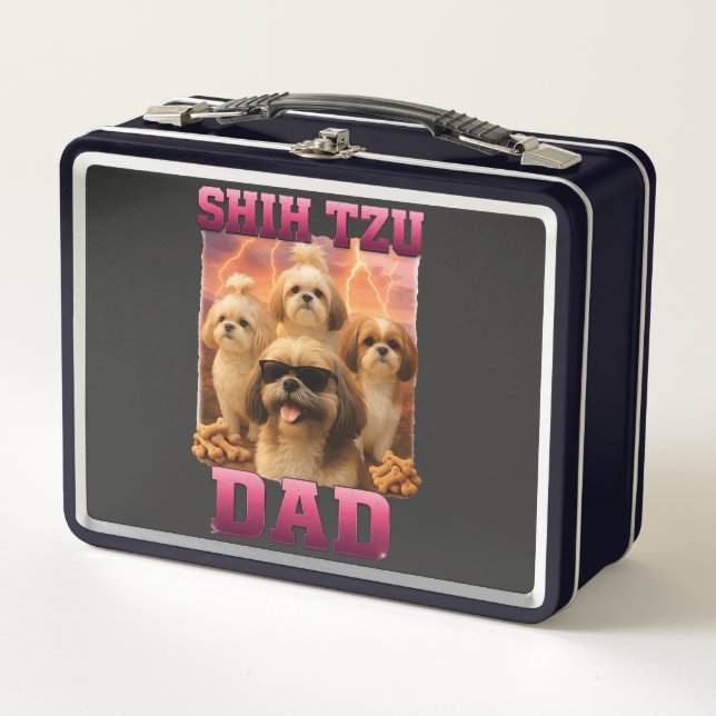 Shih Tzu    Metall Brotdose (Vorderseite)