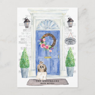 Shih tzu Moving Faire-part Carte postale