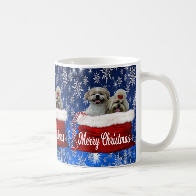 Shih tzu Mug Christmas (Droite)