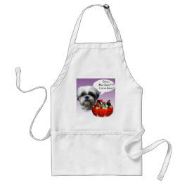 Shih Tzu (natürlich) Halloween Candy Schürze