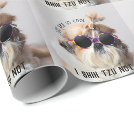 Shih Tzu Nicht lustige niedliche Hunde Liebhaber C Geschenkpapier