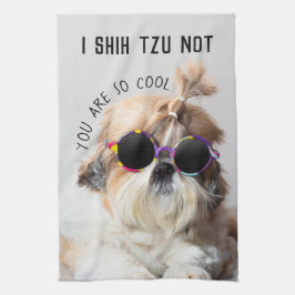 Shih Tzu Nicht lustige niedliche Hunde Liebhaber C Geschirrtuch