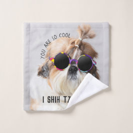 Shih Tzu Nicht lustige niedliche Hunde Liebhaber C Waschlappen