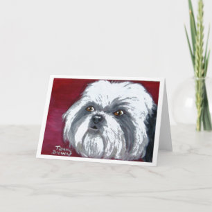 Shih Tzu Notecard Karte