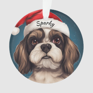 Shih Tzu, ornement de Noël personnalisé