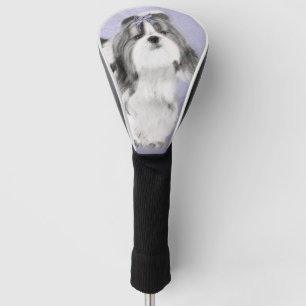 Shih Tzu Painting - Niedliche Hundekunst Golf Headcover