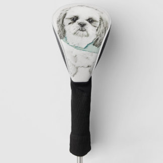 Shih Tzu Painting - Niedliche Hundekunst Golf Headcover