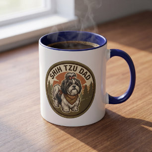 Shih Tzu Papa Kaffeetasse   Shih Tzu Hund Papa Ges