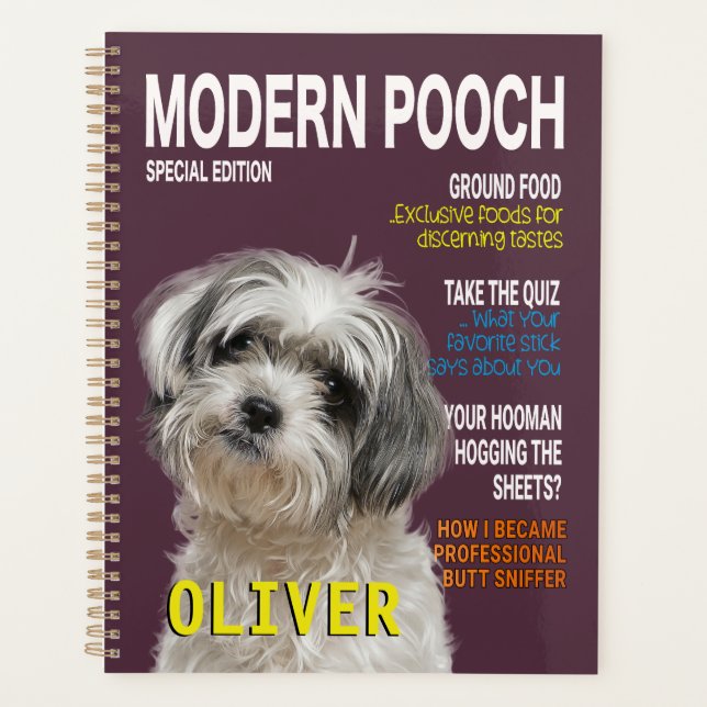 Shih Tzu Parody Magazine Cover Planer (Vorderseite)