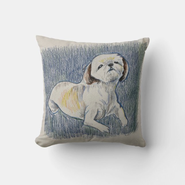 Shih Tzu Pillow Kissen (Vorderseite)