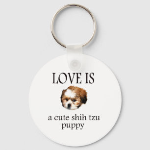 Shih Tzu Puppy Schlüsselanhänger