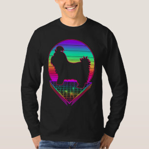 Shih Tzu Retro Vintage 80er Hund T-Shirt