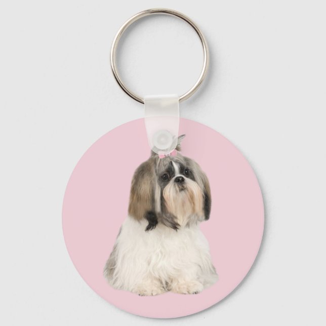 Shih Tzu Schlüsselanhänger (Vorderseite)