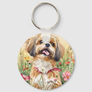 Shih Tzu Schlüsselanhänger - Niedlicher Hund Schlü
