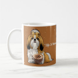 Shih Tzu Schokoladen-Tasse – Süßer Hund & Heiße Sc Kaffeetasse