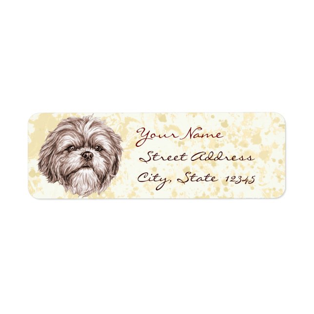 Shih Tzu Sketch (Vorne)