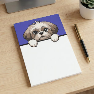 Shih Tzu Süße Neugierige Welpen-Hunde-Liebhaber-Ge Post-it Klebezettel