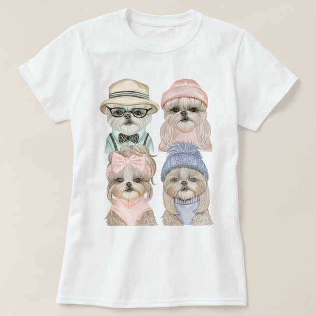Shih Tzu T - Shirt (Design vorne)