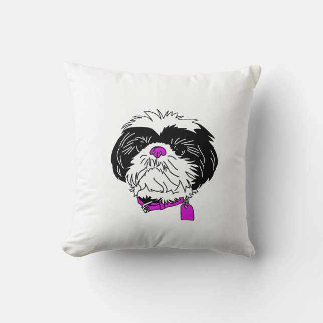 Shih Tzu Throw Kissen (Vorderseite)