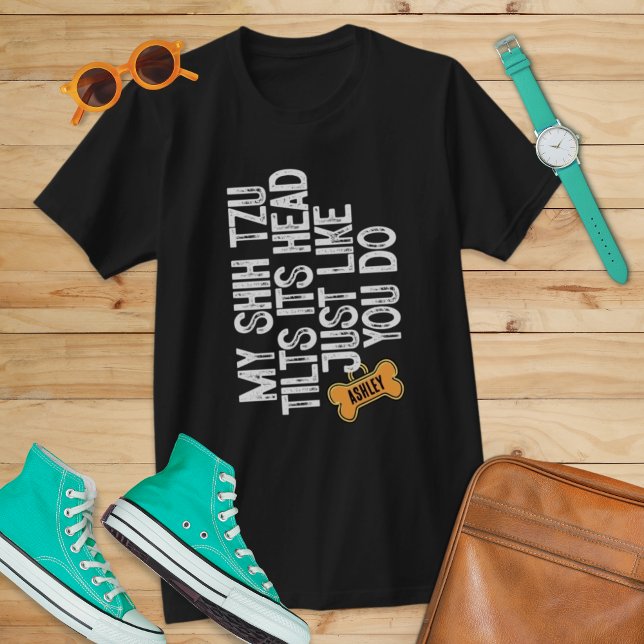 Shih tzu Tlits Kopf wie du T-Shirt (Von Creator hochgeladen)