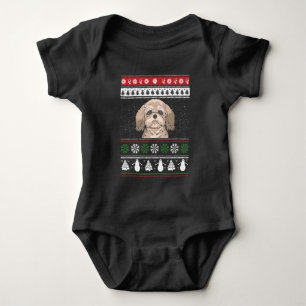 Shih Tzu Weihnachten Baby Strampler