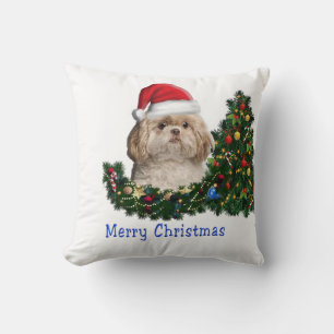 Shih Tzu Weihnachten Kissen