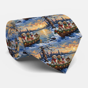 Shih Tzu Weihnachtsboot Urlaub Krawatte
