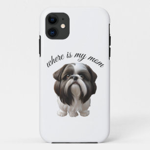 Shih Tzu - Wo ist meine Mama Case-Mate iPhone Hülle