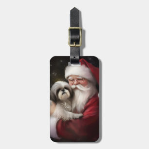 Shih Tzu zu Weihnachten Gepäckanhänger