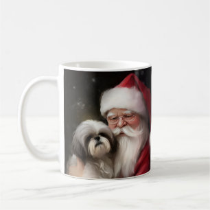 Shih Tzu zu Weihnachten Kaffeetasse