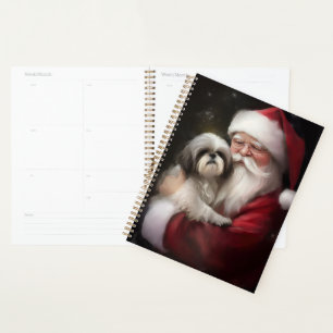 Shih Tzu zu Weihnachten Planer