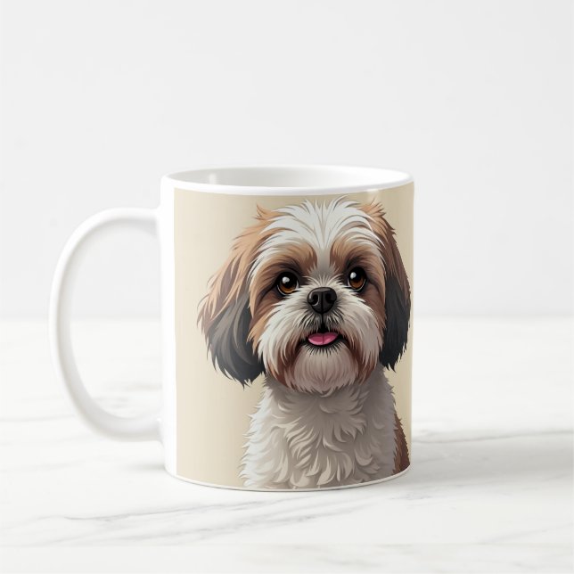 shihtzu Mandoo Kaffeetasse (Links)