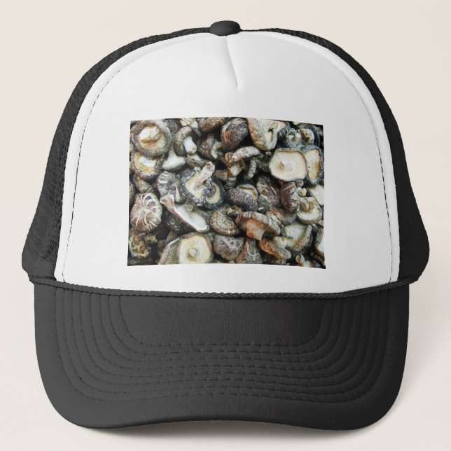 Shiitake Mushrooms Truckerkappe (Vorderseite)