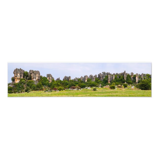 Shilin pinnacles Steinwald - Yunnan, China, Asien Fotodruck (Vorne)
